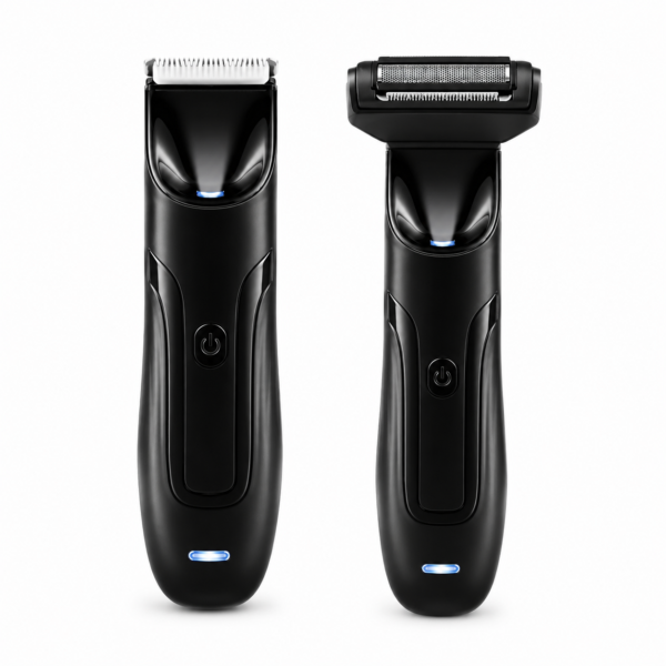 2 in 1 Intimate Shaver Waterproof IPX6 Ceramic Blade for Body Hair Removal