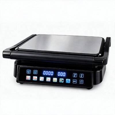 Grill Panini avec Affichage Numérique –1800W 4 Tranches