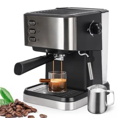 Machine à Expresso 20 Bars – 850W, Réservoir 1.6L, Café Parfait en Un Clic