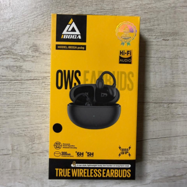 Écouteurs Sans Fil OWS IBOGA PUBG | Hi-Fi Audio & True Wireless